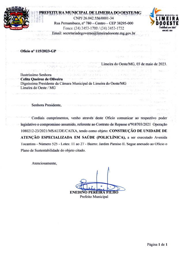 CONSTRUÇÃO DE UNIDADE DE ATENÇÃO ESPECIALIZADA EM SAÚDE (POLICLÍNICA)